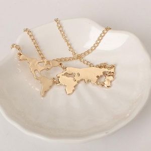 🔥2 for 1🔥 Gold Continents Necklace